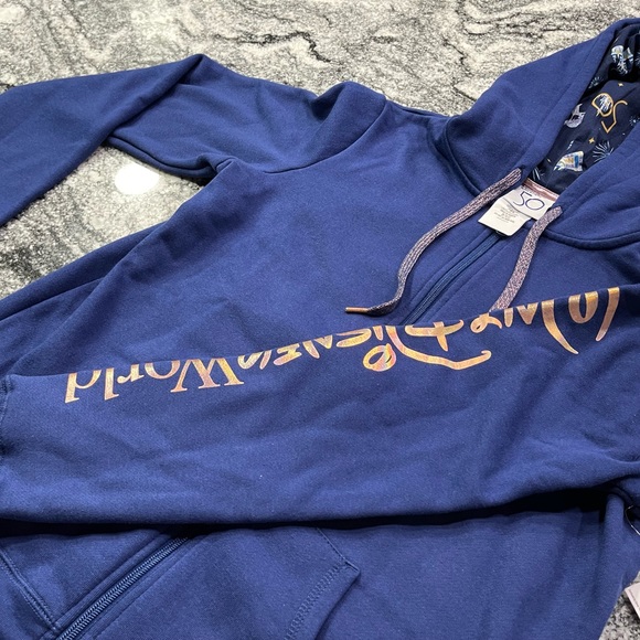 Disney 50th Anniversary Hoodie sweater Zip Up Jacket LE - Picture 9 of 14